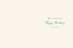 Picture of HAPPY BIRTHDAY CARD